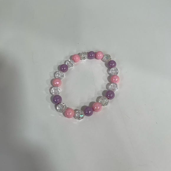 Hand Crafted Jewelry - Handmade multicolored colored and clear beaded bracelet